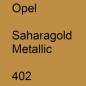 Preview: Opel, Saharagold Metallic, 402.